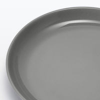 無印良品 日常の器 プレート 小 グレー 約直径14cm 1セット（2枚） 良品計画