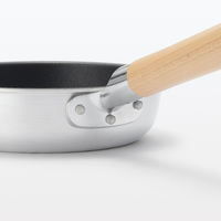 無印良品 焼き面が広い こびりつきにくいフライパン 浅型 ガス火専用 約直径20cm 良品計画