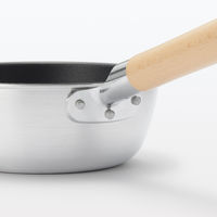 無印良品 鍋としても使える こびりつきにくいフライパン 深型 ガス火専用 約直径20cm 良品計画