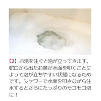 浴槽掃除いらずな入浴剤 ポードペシェ バスパウダー 泡風呂 保湿 1個（25g×2回分）KGP JAPAN