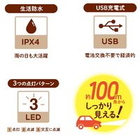 高輝度おさんぽライト 犬用 1個 ドギーマンハヤシ