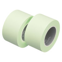 アスクル はたらく ロールふせん 25mm×10m巻 パステルグリーン 1箱（2巻入） ロール付箋 オリジナル