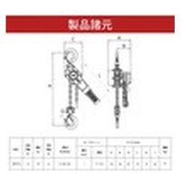 ベストアンサー レバーホイスト 1.6t VGP-1.6 ブラック 2台セット lh-006-2p 1セット(2台入)（直送品）