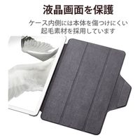 Google Pixel Tablet 2023 用 ケース ソフトレザー ブラック TB-P231WV3BK エレコム 1個（直送品）