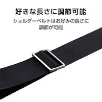 ZEROSHOCK 8インチ堅牢タブレットPC用 ショルダーストラップ ブラック TB-STSDZWBK エレコム 1個