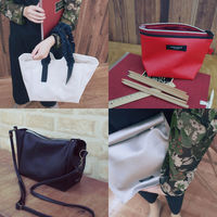 清原 生地 フェイクレザー ハンドメイドコレクション HMF-09 GRY 1巻（6M）（直送品）