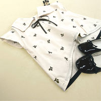 清原 生地 ソフトブロード刺繍チェリー ココチファブリック KOF-34 LP 1巻（10M）（直送品）