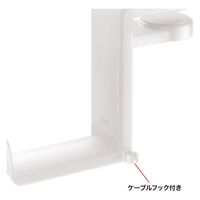 サンワサプライ 回転式ヘッドホンフック（ホワイト） PDA-STN18W 1個（直送品）