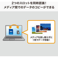 サンワサプライ Type-C カードリーダー ADR-3TCMSD11S 1個