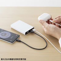 サンワサプライ モバイルバッテリー(10000mAh・PD20W・ホワイト) BTL-RDC27W 1個（直送品）