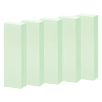 【強粘着】アスクル はたらく 強粘着ふせん 50×15mm パステルグリーン （短冊ミニ） 10冊（5冊×2箱）  オリジナル