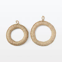 無印良品 シーグラスで編んだ 鍋敷き 大 約直径21cm×高さ3cm 1セット（3個） 良品計画