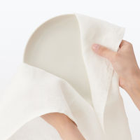 無印良品 麻平織 マルチクロス オフ白 約50×50cm 良品計画