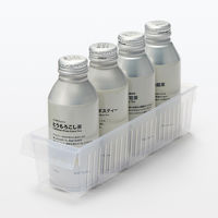 無印良品 冷蔵庫内 整理トレー 中 約9×30×高さ7cm 1セット（3個） 良品計画