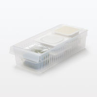 無印良品 冷蔵庫内 整理トレー 大 約12.5×30×高さ7cm 1セット（3個） 良品計画