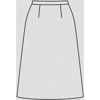 Aラインスカート 11号 黒 GSKL-2166-B9 1着 サーヴォ（直送品）