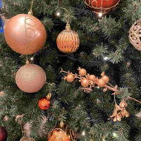 ストア・エキスプレス ラグジュアリーツリーセット 高さ180×幅135cm【クリスマスツリー】 8162-2172 1セット（直送品）