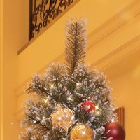 ストア・エキスプレス ブラシポットラグジュアリーツリーセット 高さ210×幅86cm【クリスマス】 8162-2180 1セット（直送品）