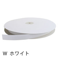 日本紐釦貿易 日本紐釦 ベルクロ 面ファスナー A[オス] 20mm巾×25m巻 白 F11-BER20-25A-W 1巻