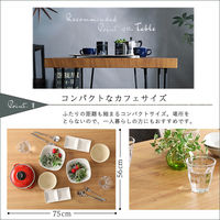 ホームテイスト ティキア ヴィンテージテイスト ダイニング3点セット ウォールナット/グレー SH-01-TK3 1セット(3点入)（直送品）