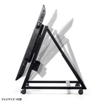 サンワサプライ 32～60型対応 ロータイプディスプレイスタンド ブラック CR-PL59BK 1台（直送品）