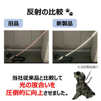 ナイトラン トレドッグ反射 8の字型胴輪 小型犬用 Sサイズ 黒 1個 アースペット