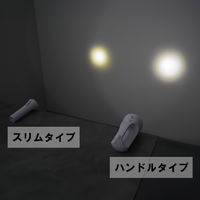 LED懐中電灯 1200lx LEDライト 防災 変換用スペーサー付 ハピソン 単1でも単3でも使える 電池別売 YF-101-W/AL 1個 オリジナル