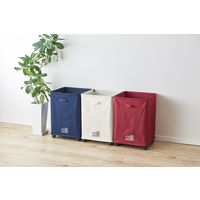 パール金属 ランドリーバスケット 76L ベージュ N-7895 1個