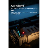 WUBEN アルミキャスト製高輝度ポケットライト ブラック X2-BK 1個