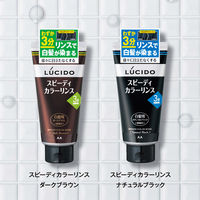 ルシード スピーディカラーリンスダークブラウン メンズ用 無香料 160g  マンダム