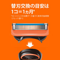 ジレット（Gillette）髭剃り フュージョン 5+1 極薄5枚刃 替刃8個入 カミソリ 男性用 P＆G