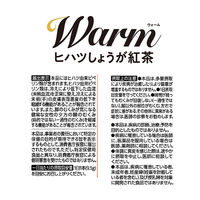 【スティック】【機能性表示食品】日東紅茶 Warm（ウォーム）ヒハツしょうが紅茶 1セット（24本:8本入×3袋）