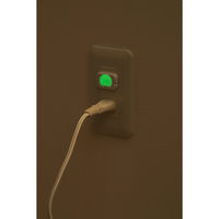 富士パックス販売 夜になると光るコンセントキャップ SV-7435 1個