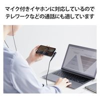 タイプC イヤホン 変換アダプタ DAC搭載 3.5mm 4極 3極 ブラック MPA-C35DDBK エレコム 1個