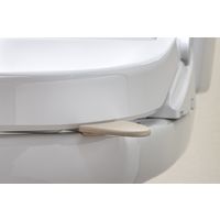 サンコー 便座取っ手 クリーム AA-25 日本製 トイレ 蓋 開け閉めしやすい 便利 1個（直送品）