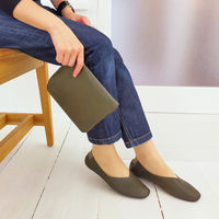 パラデック レ プリエノイエ 携帯スリッポンLオリーブグリーン PLN-3GR 1足