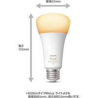 シグニファイ Hue ホワイトグラデーションシングルランプ 100W PF版 PLH73GL 1個（直送品）