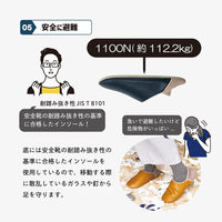 オクムラ 防活スリッパ 防災対策 地震対策 備蓄 安全 Lサイズ ネイビー NSAN1901NV 1足 【地震・防災】
