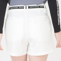 クアルトユナイテッド センターシームショートパンツ　WHT　L A0185-B 1点（直送品）