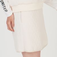 クアルトユナイテッド ヘリンボーン柄キュロットスカート　NATURAL　L N5041 1点（直送品）