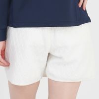 クアルトユナイテッド ヘリンボーン柄キュロットスカート　WHT　L N5041 1点（直送品）