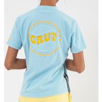 クアルトユナイテッド パイル地半袖トップス　SAX　L K6004 1点（直送品）