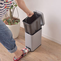 東谷株式会社 トラッシュカン　５Ｌ　グレー　ＬＦＳー２３２ＧＹ 155034 1台（直送品）