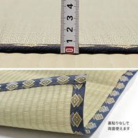 【玄関渡し】 萩原 い草カーペット　谷川（たにがわ）　江戸間3畳  174×261cm（直送品）