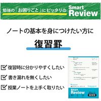 マルマン ルーズリーフ スマートレビュー B5 B罫(6mm復習罫)26穴 50枚入 L1243A 1冊