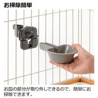 キャットウォーターディッシュ S ホワイト 1個 リッチェル 猫用 お皿型