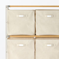 無印良品 布にも貼れるラベルシール ノンアイロンタイプ 1片 50×20mm 白 4片×2シート 1セット（3袋） 良品計画