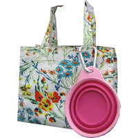 犬用 水飲み ぺたんこボウル S ブルー