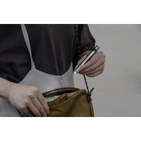 ペンライト LED 18lm IP54準拠 ワイドビーム コンパクト ジェントス Floox シルバー LU-101 1個