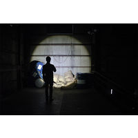 懐中電灯 LED IP66準拠 ブラック ジェントス REXXED LEDフラッシュライト RX-022DS 1個